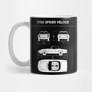 1750 SPIDER VELOCE - technical data Mug